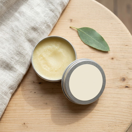Le Baume ouvert, texture cireuse vue de dessus